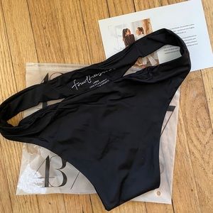 Black bathing suit bottom